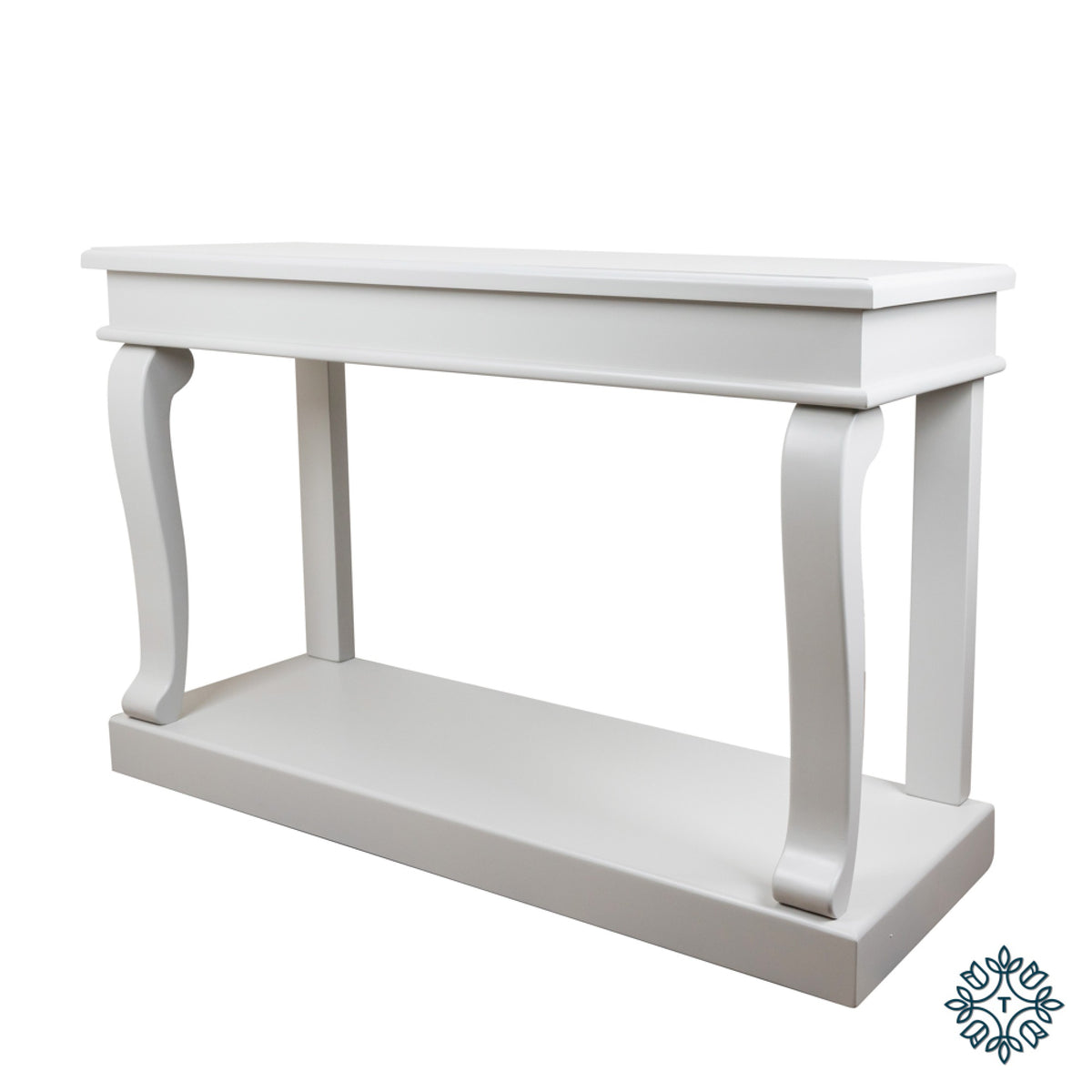 Scroll Console Ivory 82x130x42cm – Duilleog Interiors